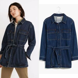 MADEWELL Denim Utility Shirt-Jacket *no belt
